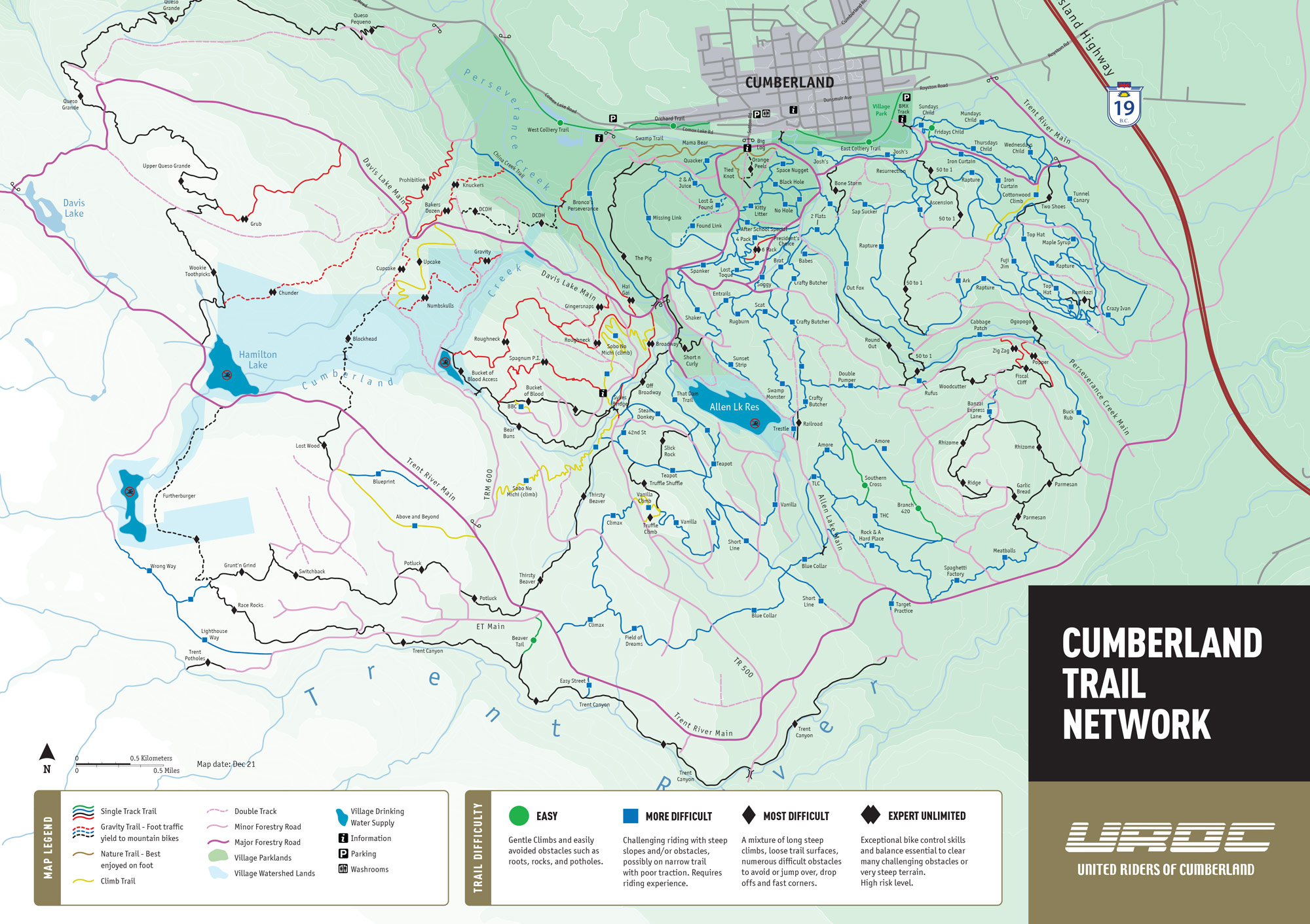 Cumberland Trail Network Map