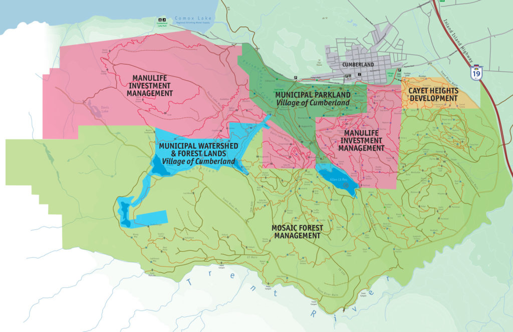 Cumberland Trails Land Owner Zones Map