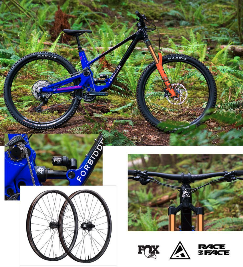 Who won the Forbidden Dreadnought SLX with Raceface and Fox components?