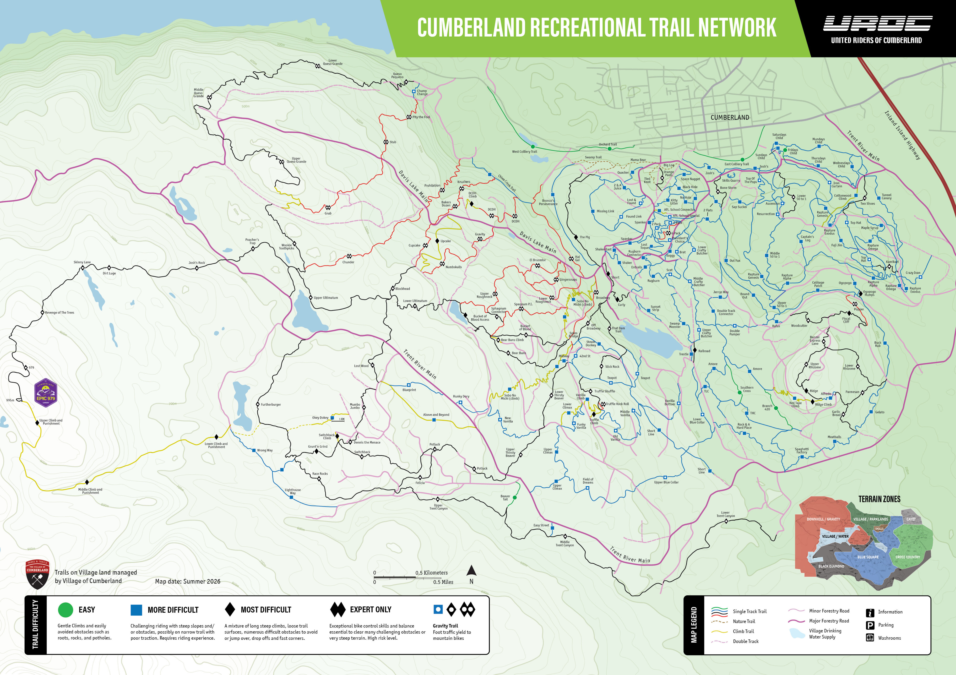 Cumberland Trail Map (2026) - Image 1